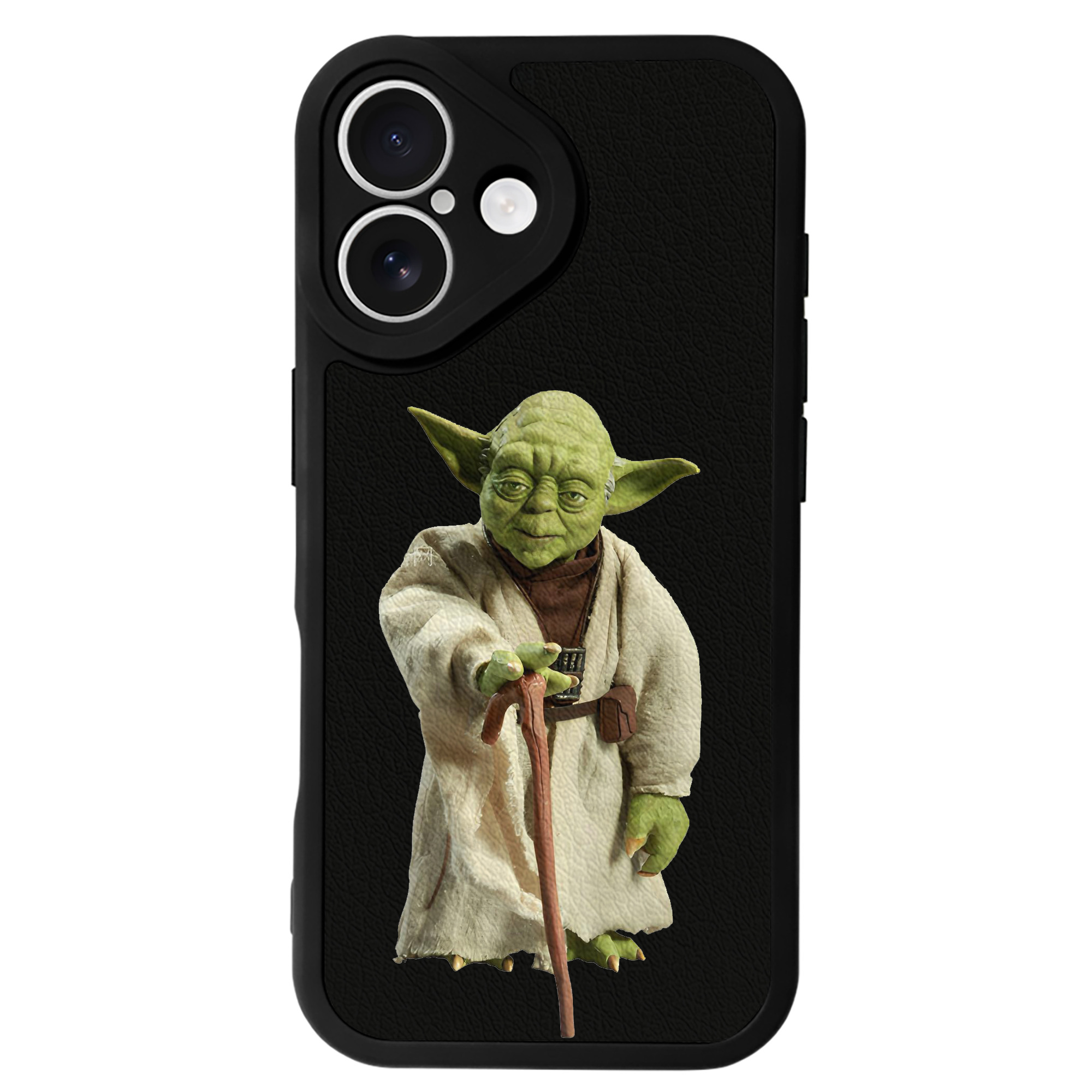 （画像用） スター・ウォーズ Star Wars 【iPhone 16シリーズ対応】シリコンスマホケース（レザー調） 材質：シリコン